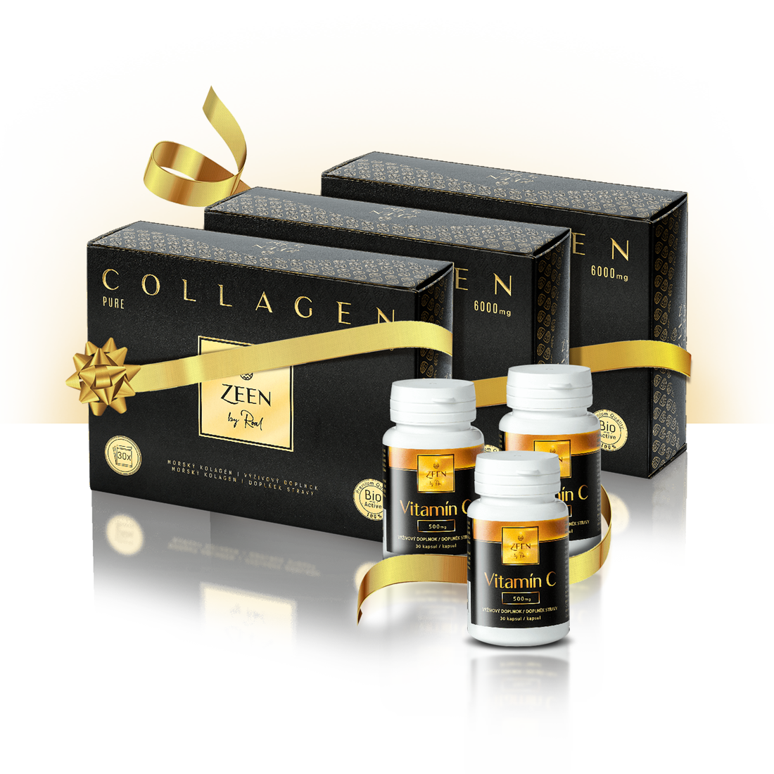 E-shop Zeen Collagen PURE TRIPLE, Kolagén balíček PURE plný vitamínov