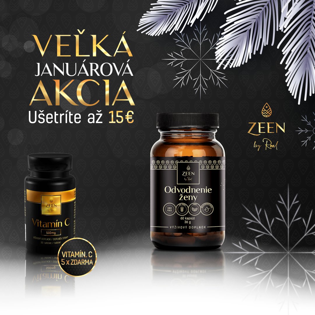 Odvodnenie ženy s Vitamínom C (500mg) zdarma